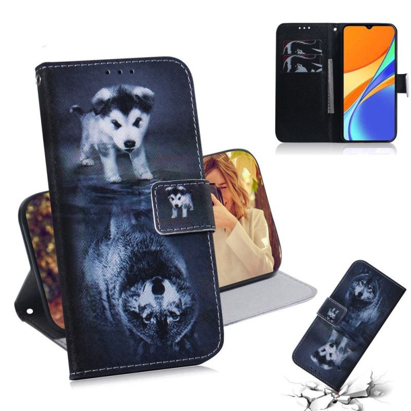 Flip Case Leren Xiaomi Redmi 9C Ernesto De Wolf