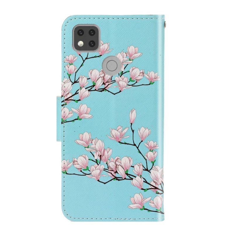 Flip Case Leren Xiaomi Redmi 9C Stringstruik