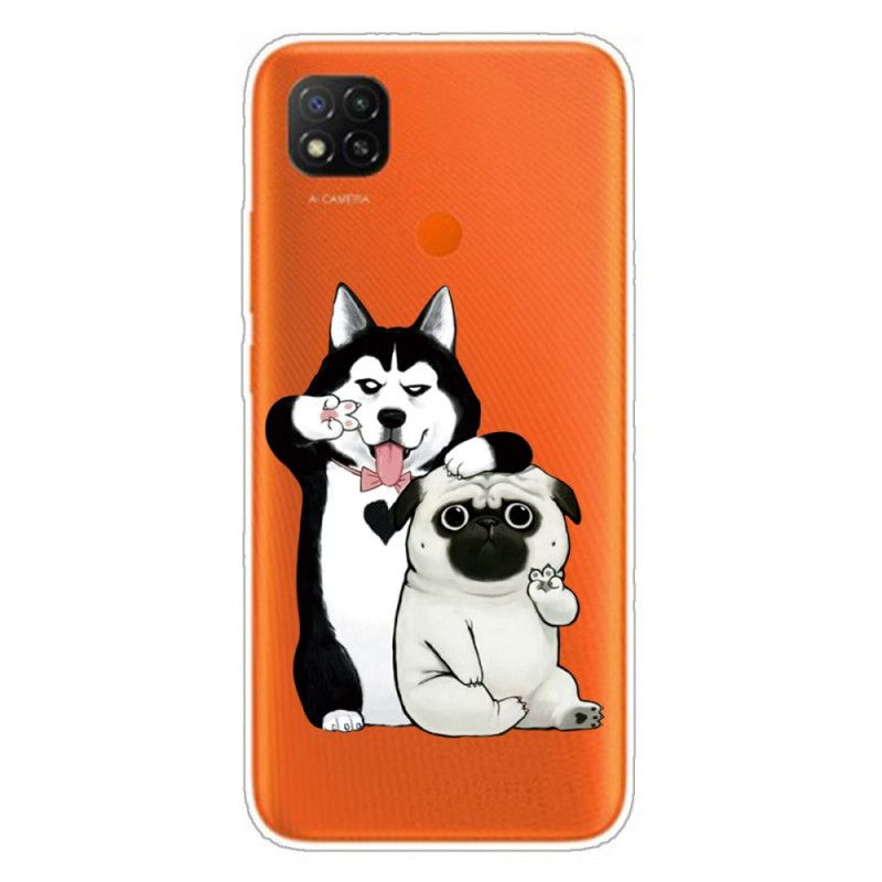 Hoesje voor Xiaomi Redmi 9C Grappige Honden