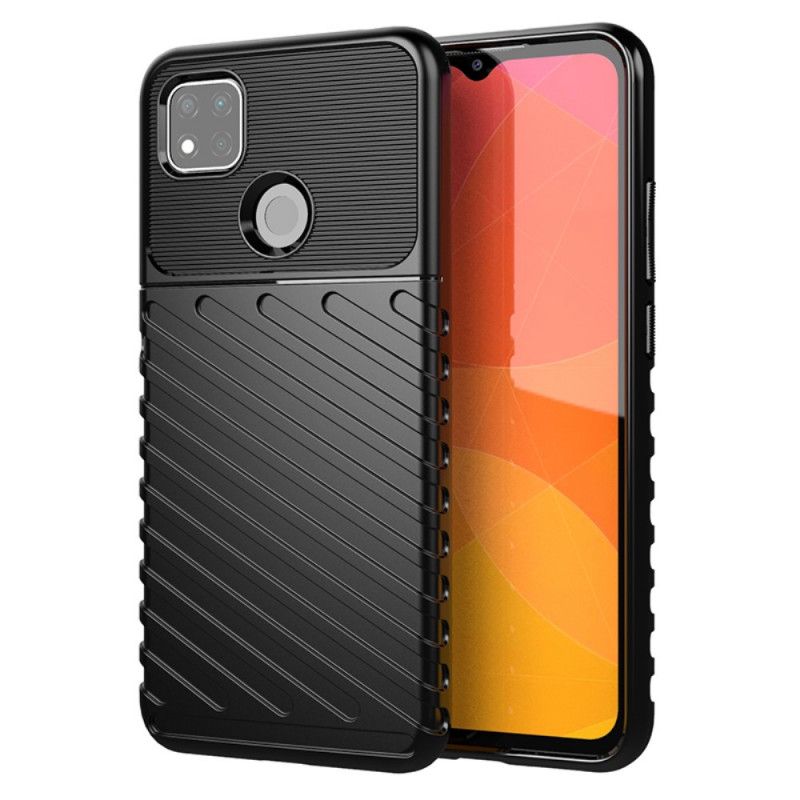 Hoesje voor Xiaomi Redmi 9C Groen Zwart Donderreeks