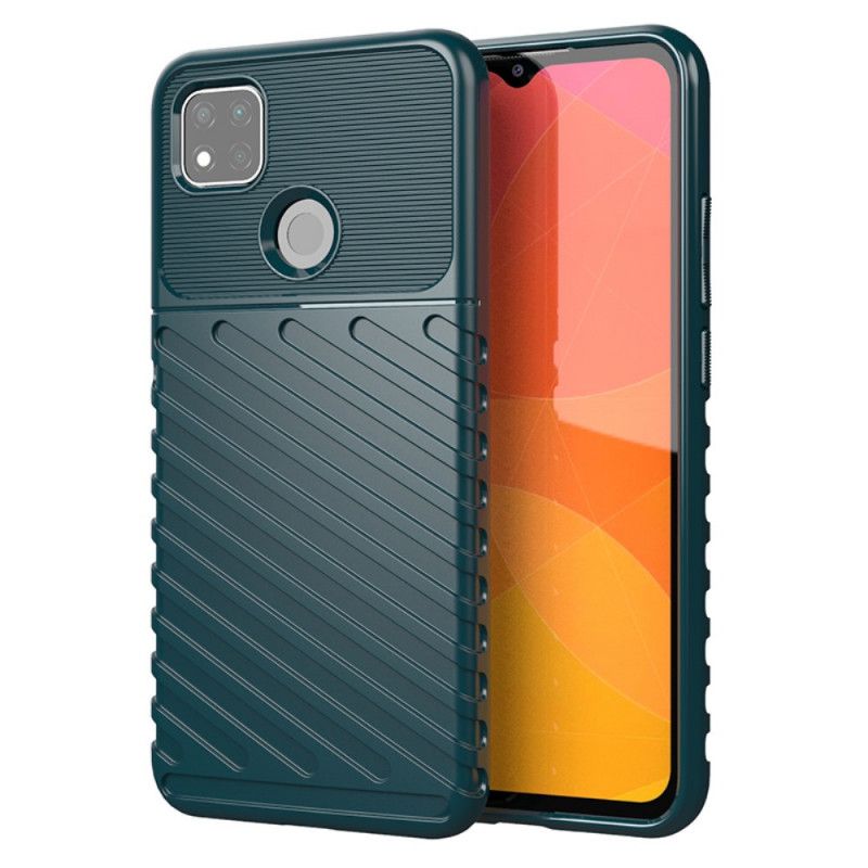 Hoesje voor Xiaomi Redmi 9C Groen Zwart Donderreeks