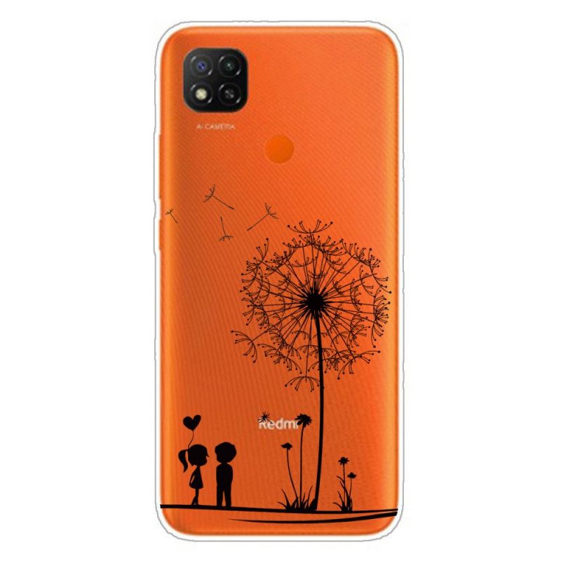 Hoesje voor Xiaomi Redmi 9C Paardenbloemliefde