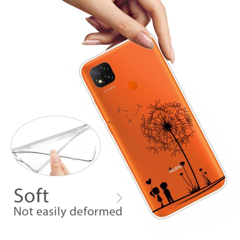 Hoesje voor Xiaomi Redmi 9C Paardenbloemliefde