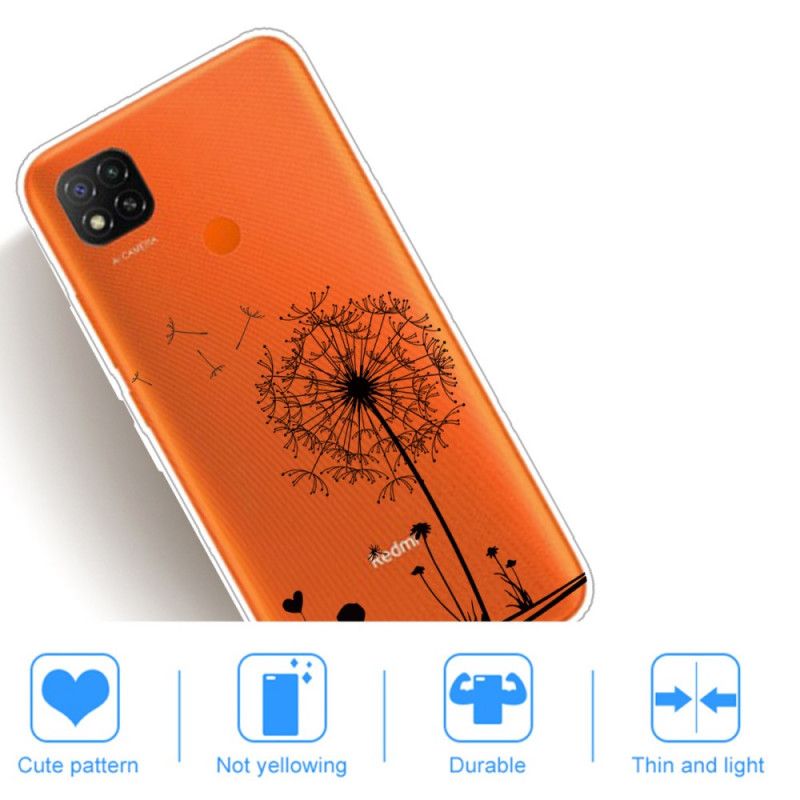 Hoesje voor Xiaomi Redmi 9C Paardenbloemliefde