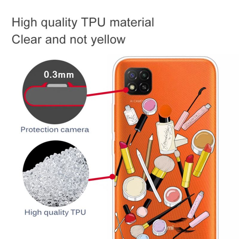 Hoesje voor Xiaomi Redmi 9C Topmake-Up