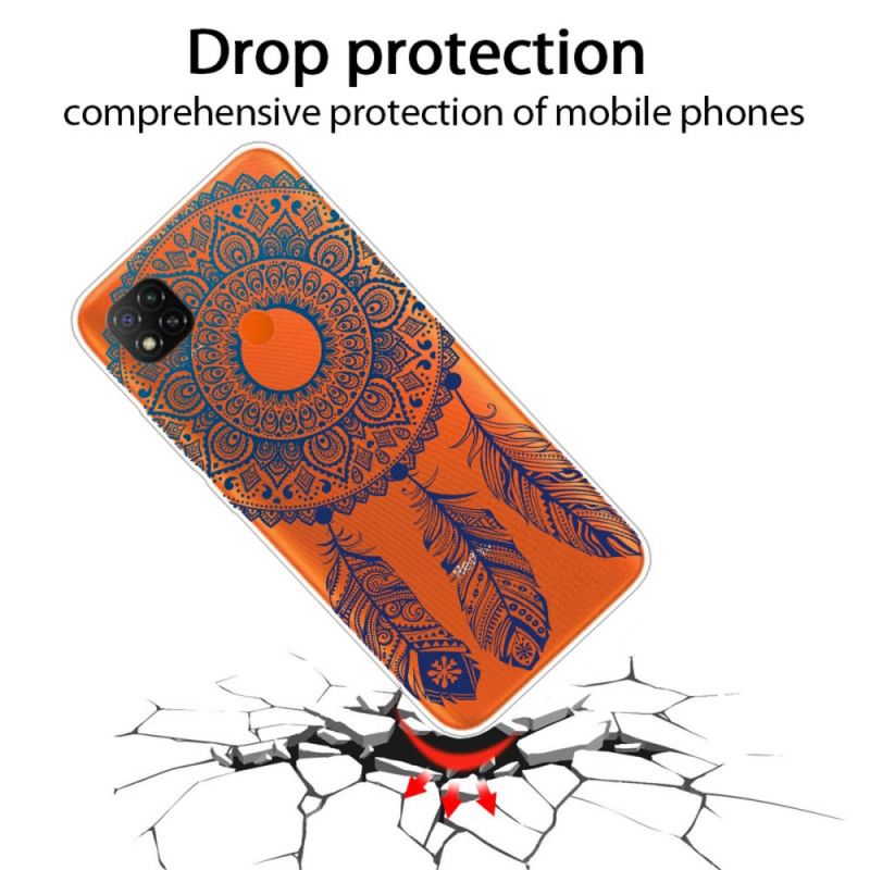 Hoesje voor Xiaomi Redmi 9C Unieke Bloemenmandala