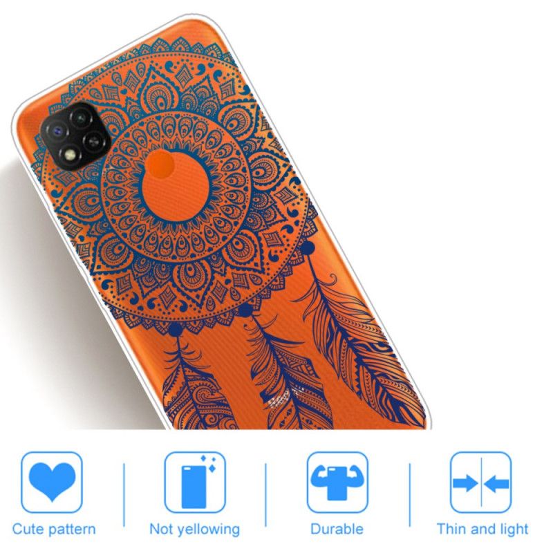 Hoesje voor Xiaomi Redmi 9C Unieke Bloemenmandala