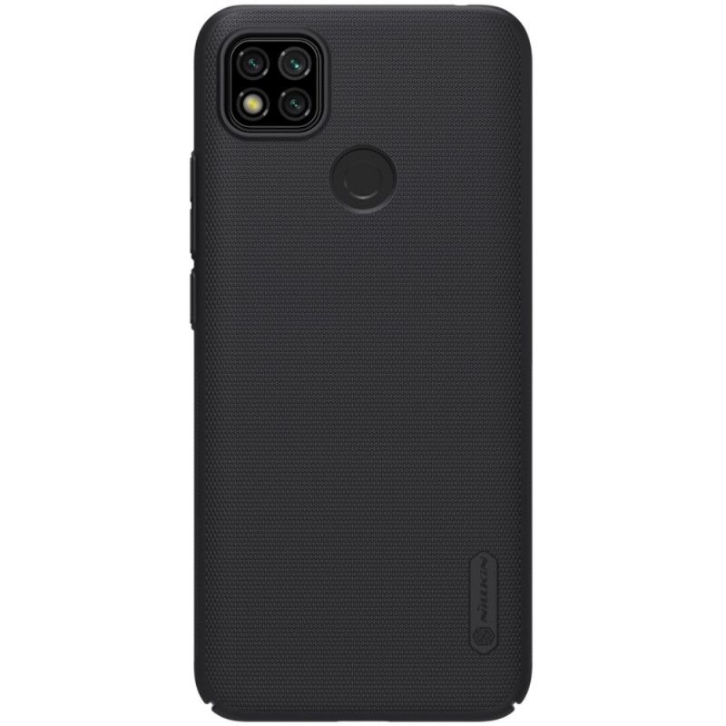 Hoesje voor Xiaomi Redmi 9C Wit Zwart Stijve Frosted Nillkin