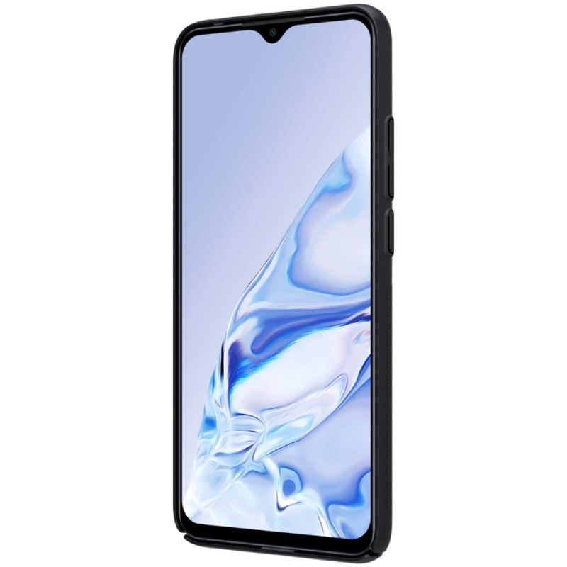 Hoesje voor Xiaomi Redmi 9C Wit Zwart Stijve Frosted Nillkin