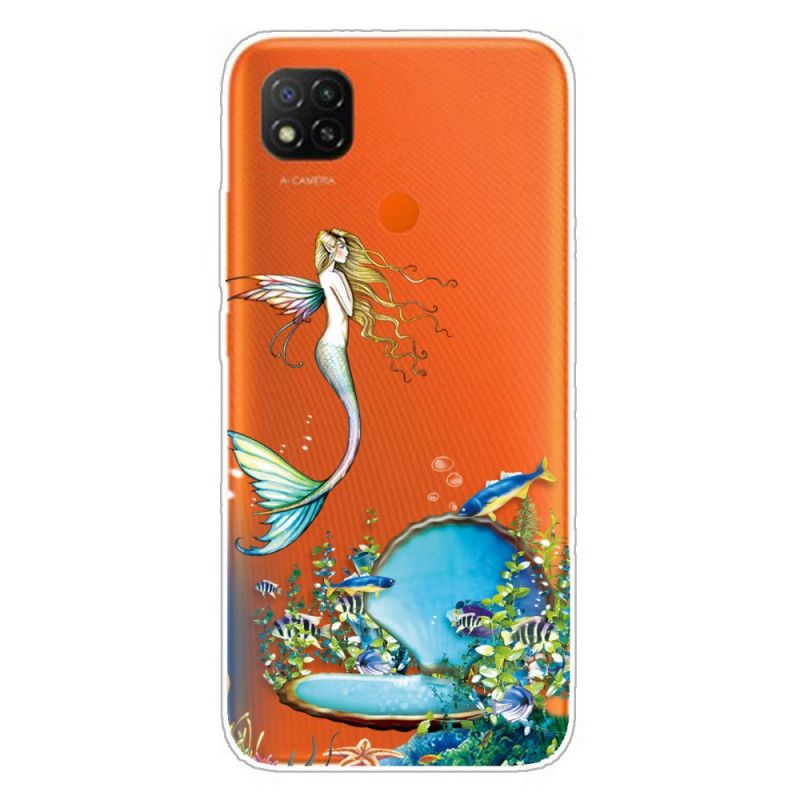 Hoesje Xiaomi Redmi 9C Blauwe Sirene