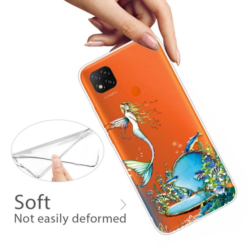 Hoesje Xiaomi Redmi 9C Blauwe Sirene