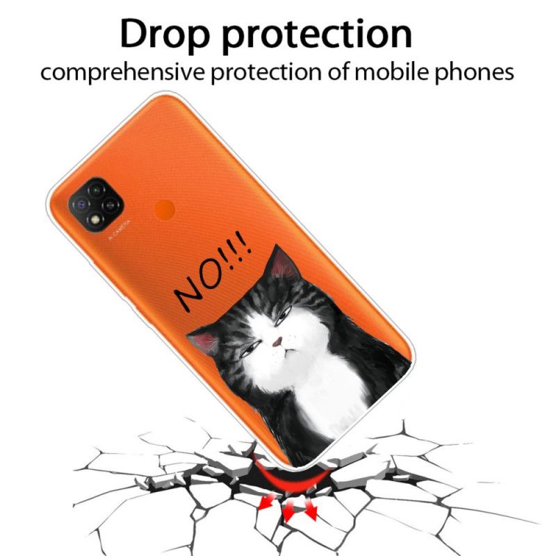 Hoesje Xiaomi Redmi 9C De Kat Die Nee Zegt