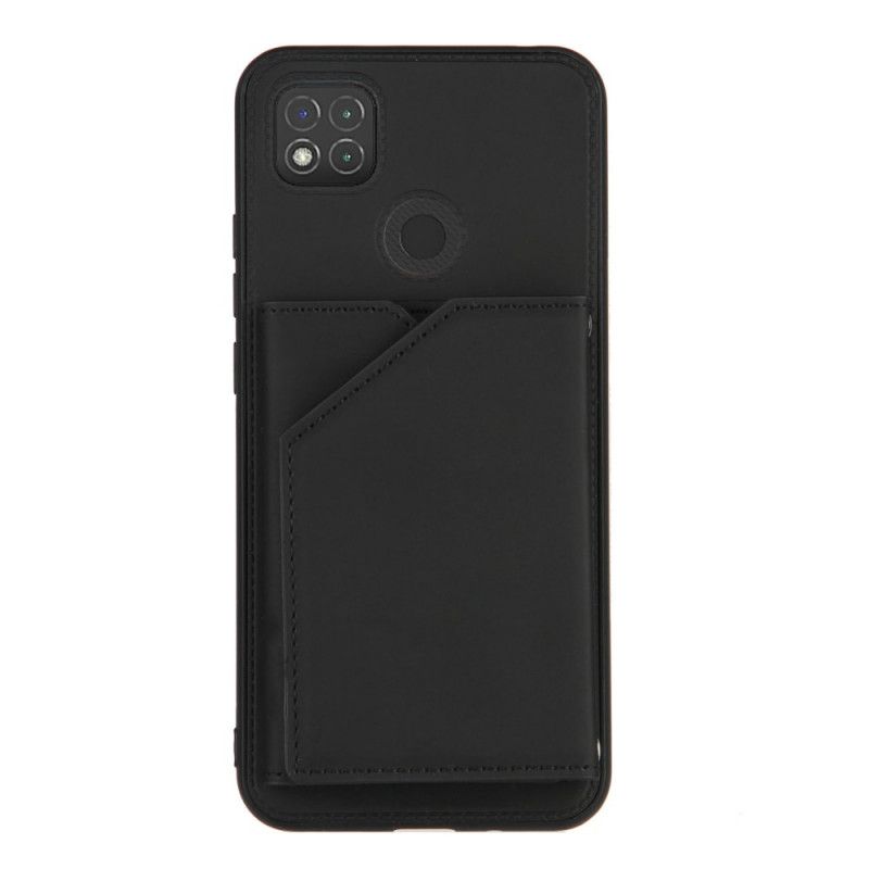 Hoesje Xiaomi Redmi 9C Rood Zwart Handsfree Ondersteuning Voor Meerdere Kaarten