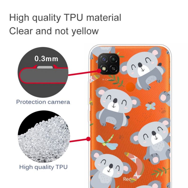 Hoesje Xiaomi Redmi 9C Schattige Koala'S