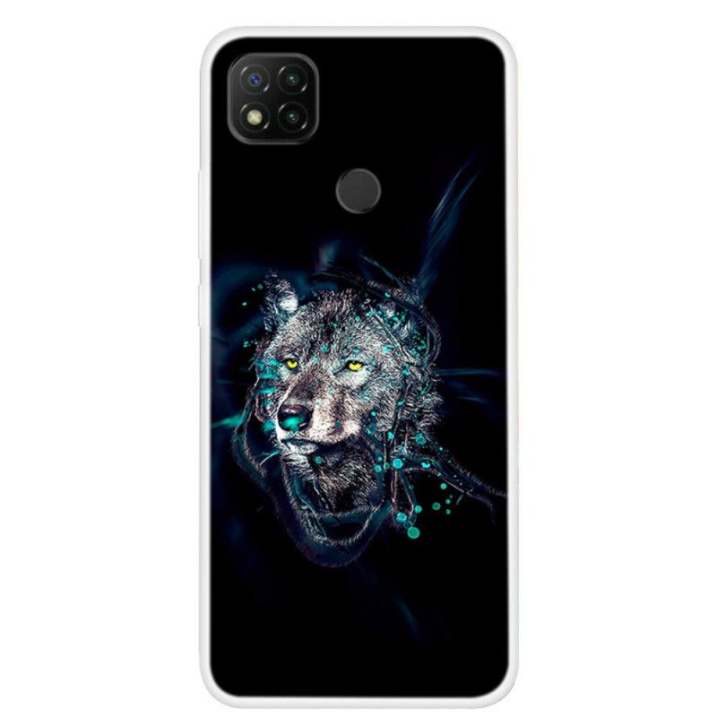 Hoesje Xiaomi Redmi 9C Telefoonhoesje Wolf