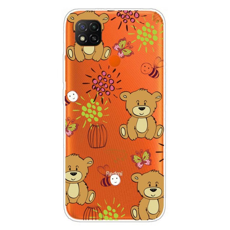 Hoesje Xiaomi Redmi 9C Top Teddyberen