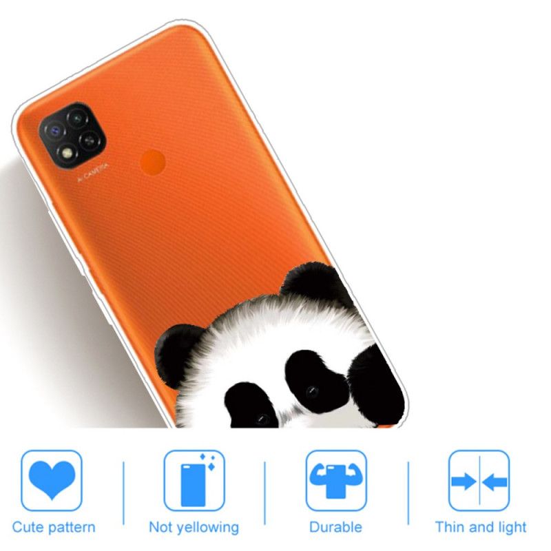Hoesje Xiaomi Redmi 9C Transparante Panda