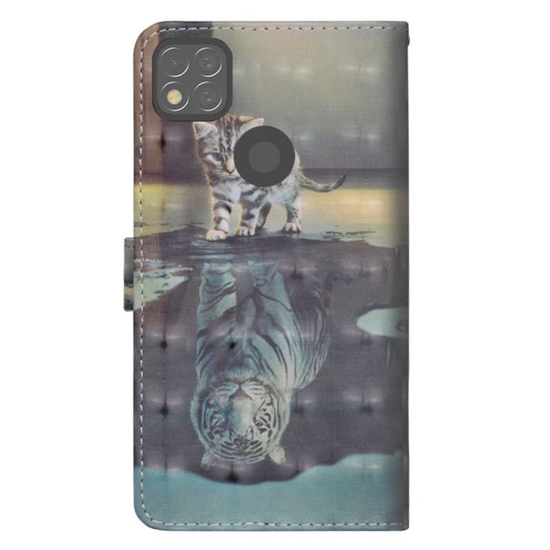 Leren Hoesje voor Xiaomi Redmi 9C Ernest De Tijger