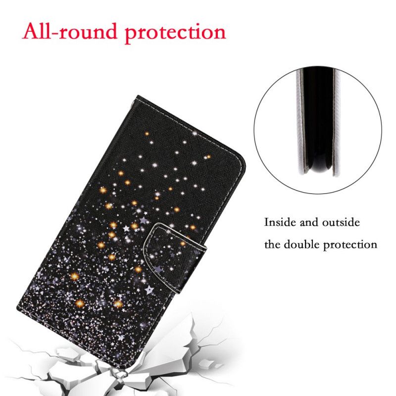 Leren Hoesje Xiaomi Redmi 9C Glitterverloop