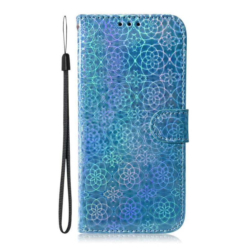 Leren Hoesje Xiaomi Redmi 9C Grijs Zwart Pure Kleur