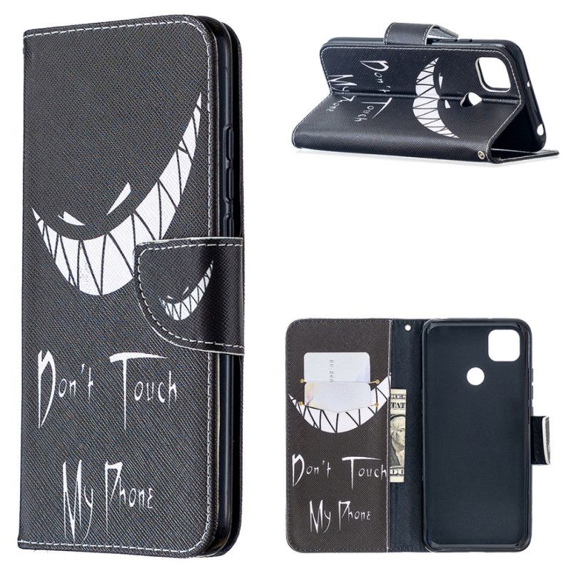 Leren Hoesje Xiaomi Redmi 9C Telefoonhoesje Duivelse Telefoon