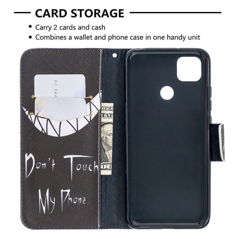 Leren Hoesje Xiaomi Redmi 9C Telefoonhoesje Duivelse Telefoon