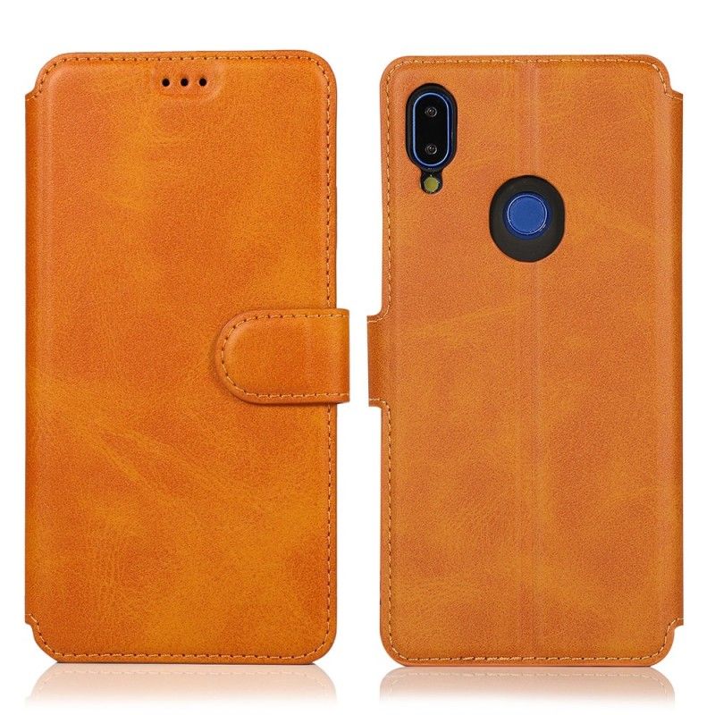 Bescherming Hoesje Xiaomi Redmi Note 7 Donkerblauw Zwart Extreem Leereffect