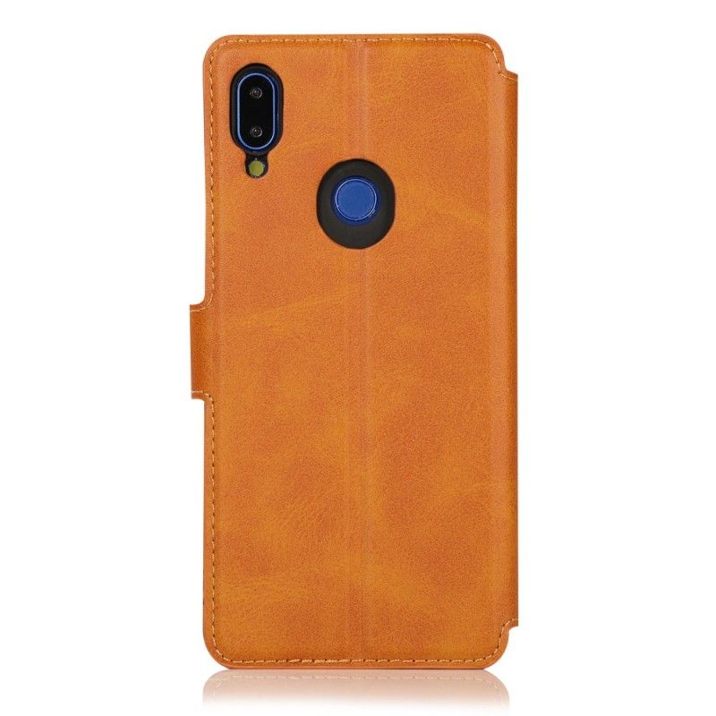 Bescherming Hoesje Xiaomi Redmi Note 7 Donkerblauw Zwart Extreem Leereffect