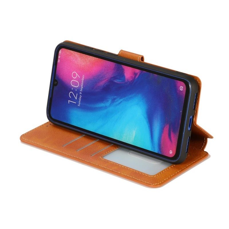 Bescherming Hoesje Xiaomi Redmi Note 7 Donkerblauw Zwart Extreem Leereffect