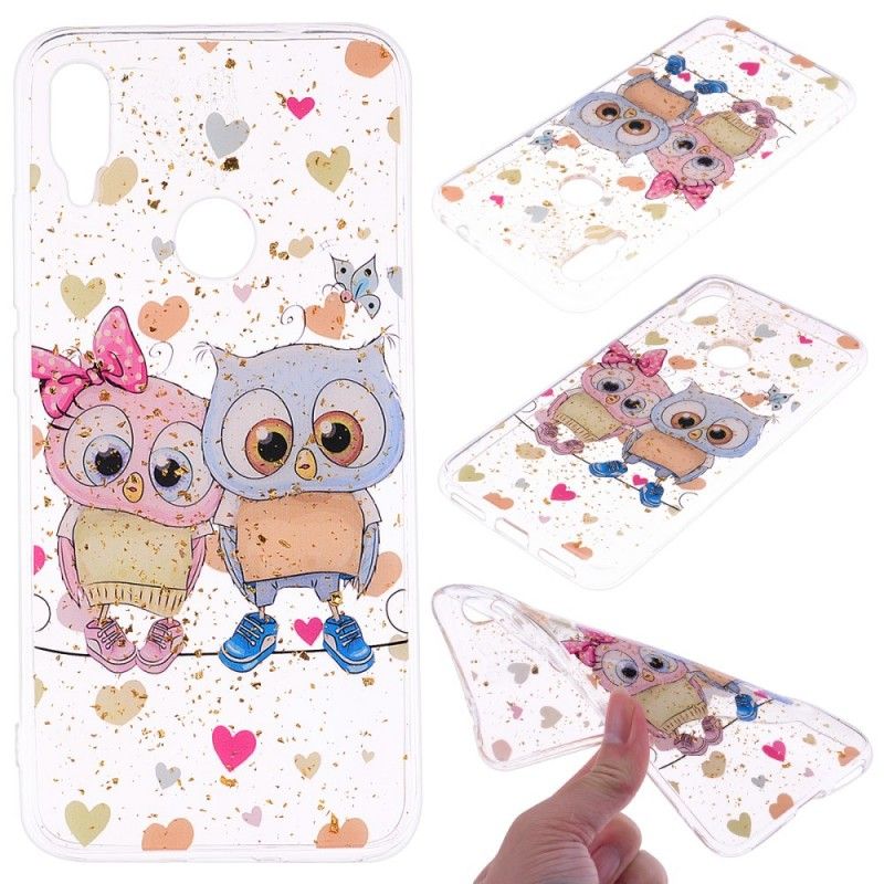 Case Hoesje Xiaomi Redmi Note 7 Telefoonhoesje Schattige Uilen