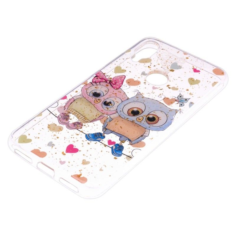 Case Hoesje Xiaomi Redmi Note 7 Telefoonhoesje Schattige Uilen