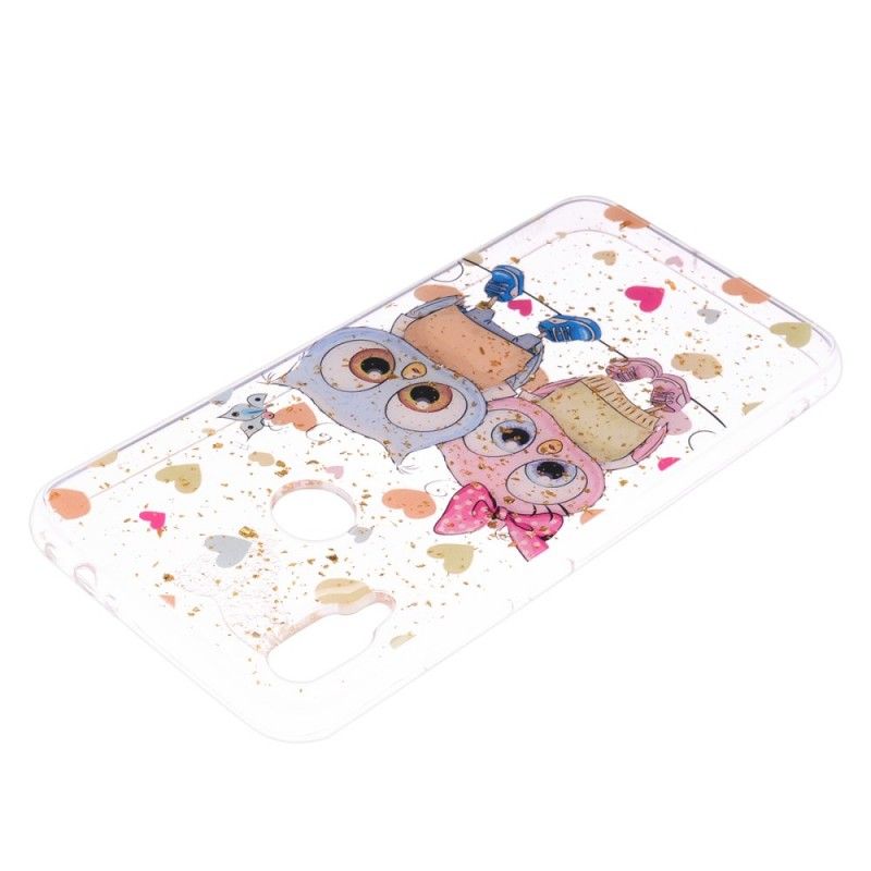 Case Hoesje Xiaomi Redmi Note 7 Telefoonhoesje Schattige Uilen