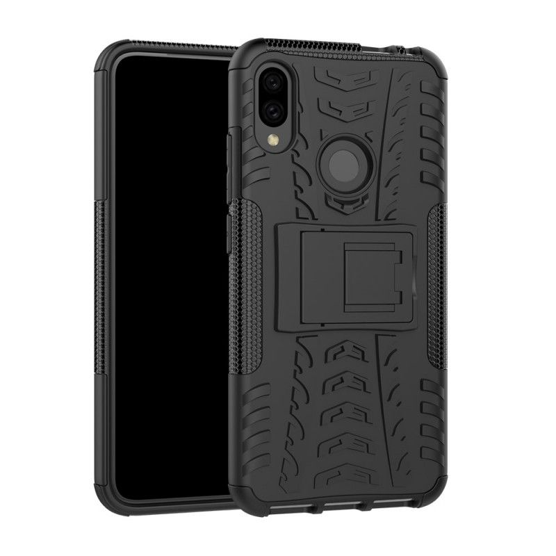 Case Hoesje Xiaomi Redmi Note 7 Wit Zwart Telefoonhoesje Ultrabestendigheid