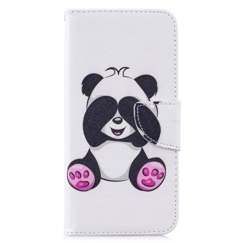 Flip Case Leren Xiaomi Redmi Note 7 Leuke Panda