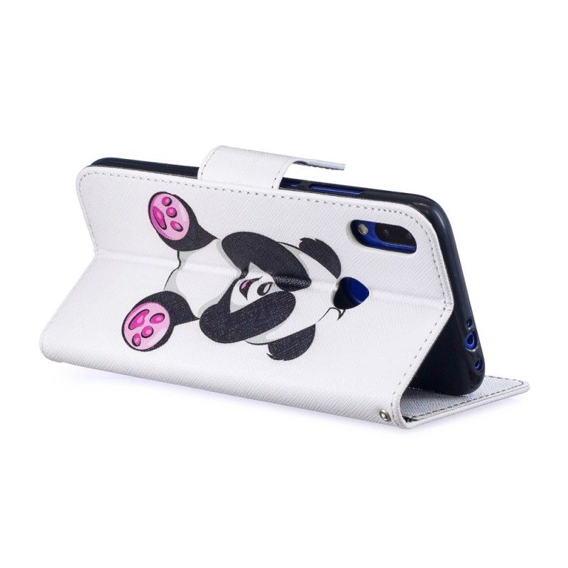 Flip Case Leren Xiaomi Redmi Note 7 Leuke Panda