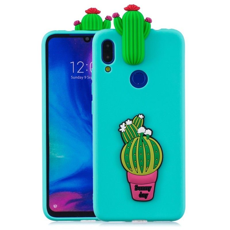 Hoesje voor Xiaomi Redmi Note 7 3D Cactusgekte