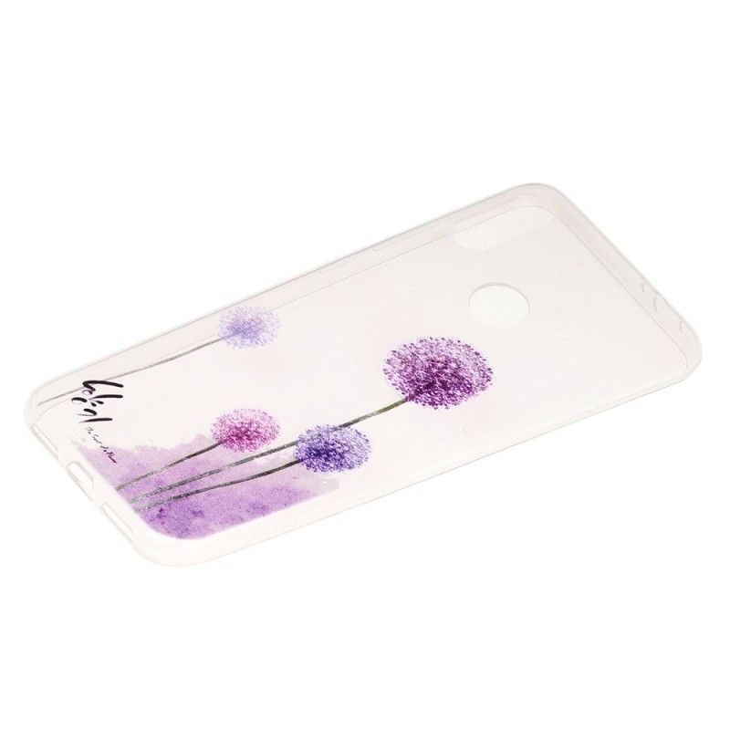 Hoesje voor Xiaomi Redmi Note 7 Transparant Gekleurde Paardenbloemen