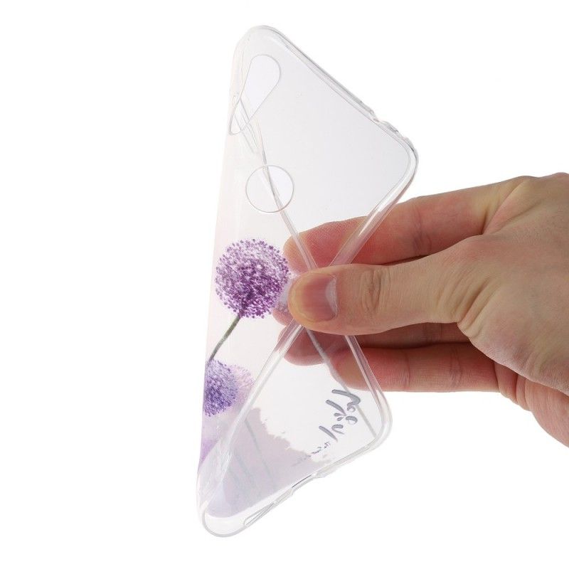 Hoesje voor Xiaomi Redmi Note 7 Transparant Gekleurde Paardenbloemen