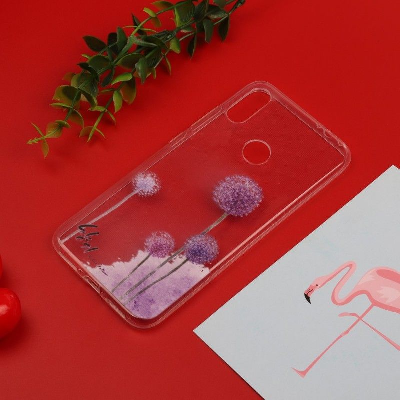 Hoesje voor Xiaomi Redmi Note 7 Transparant Gekleurde Paardenbloemen