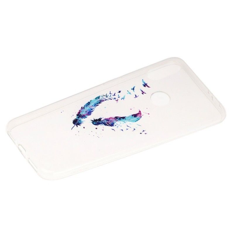 Hoesje voor Xiaomi Redmi Note 7 Transparante Veren