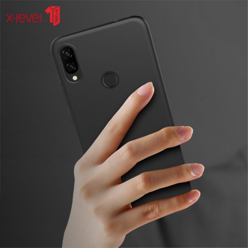 Hoesje voor Xiaomi Redmi Note 7 Zwart X-Niveau Ultrafijn Froste