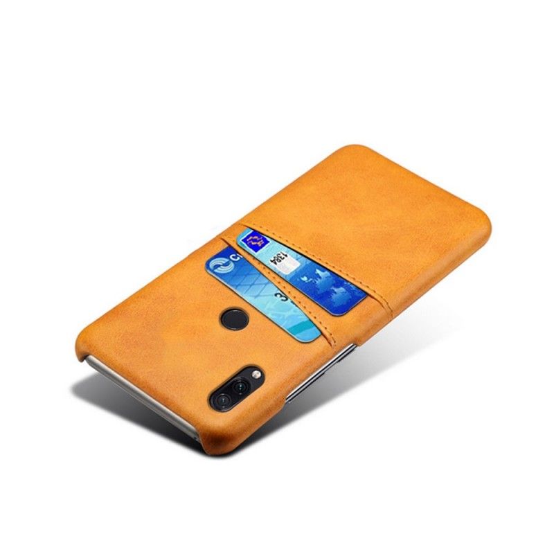 Hoesje Xiaomi Redmi Note 7 Cyaan Kaarthouder