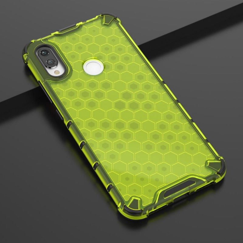 Hoesje Xiaomi Redmi Note 7 Grijs Wit Honingraatstijl
