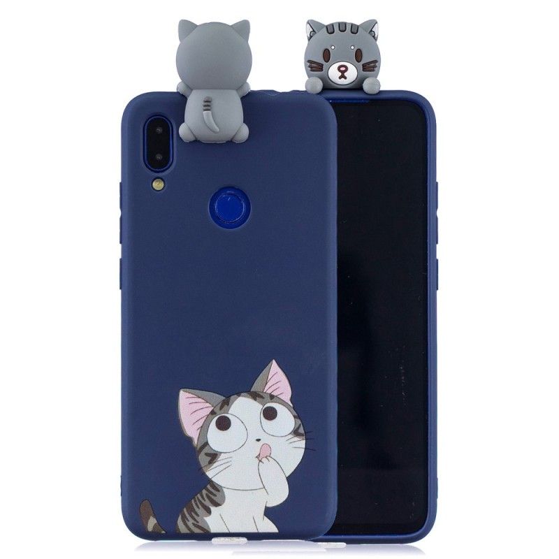 Hoesje Xiaomi Redmi Note 7 Hijg De 3D Kat Naar Adem