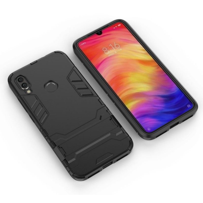 Hoesje Xiaomi Redmi Note 7 Rood Zwart Ultrabestendig