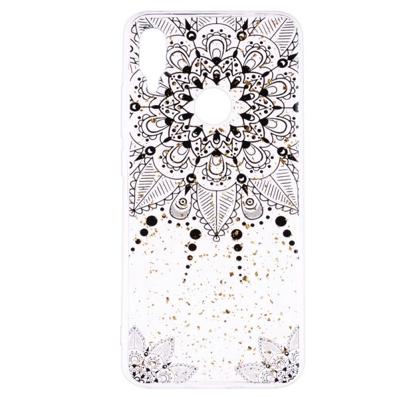 Hoesje Xiaomi Redmi Note 7 Transparant Grijze Mandala