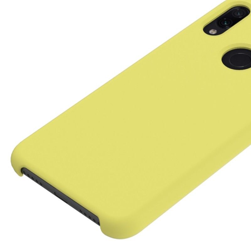 Hoesje Xiaomi Redmi Note 7 Wit Zwart Siliconenvloeistof