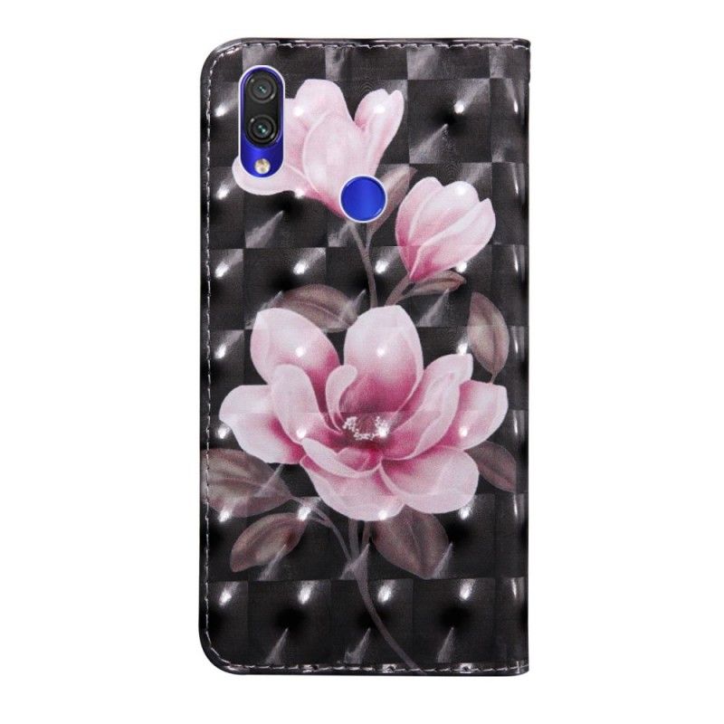 Leren Hoesje voor Xiaomi Redmi Note 7 Bloemen Bloeien