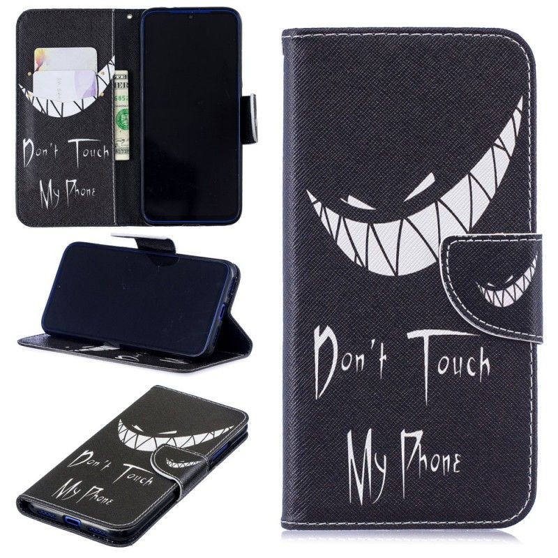 Leren Hoesje voor Xiaomi Redmi Note 7 Duivelse Telefoon