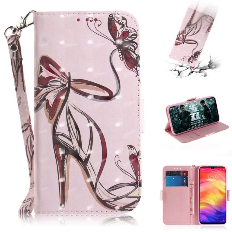 Leren Hoesje voor Xiaomi Redmi Note 7 Riempomp